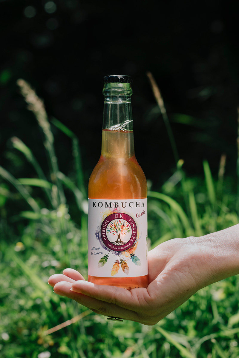 OK Kombucha cassis 25 cl