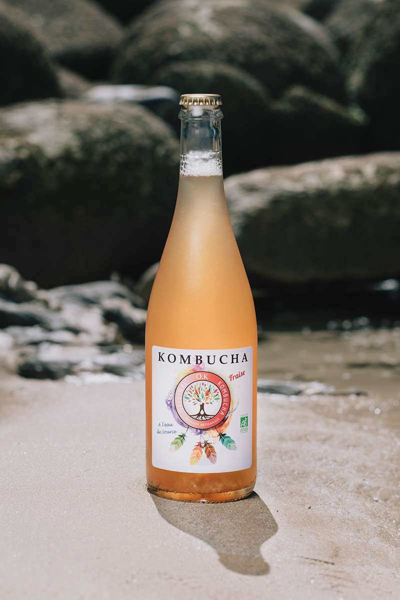OK Kombucha fraise 75cl