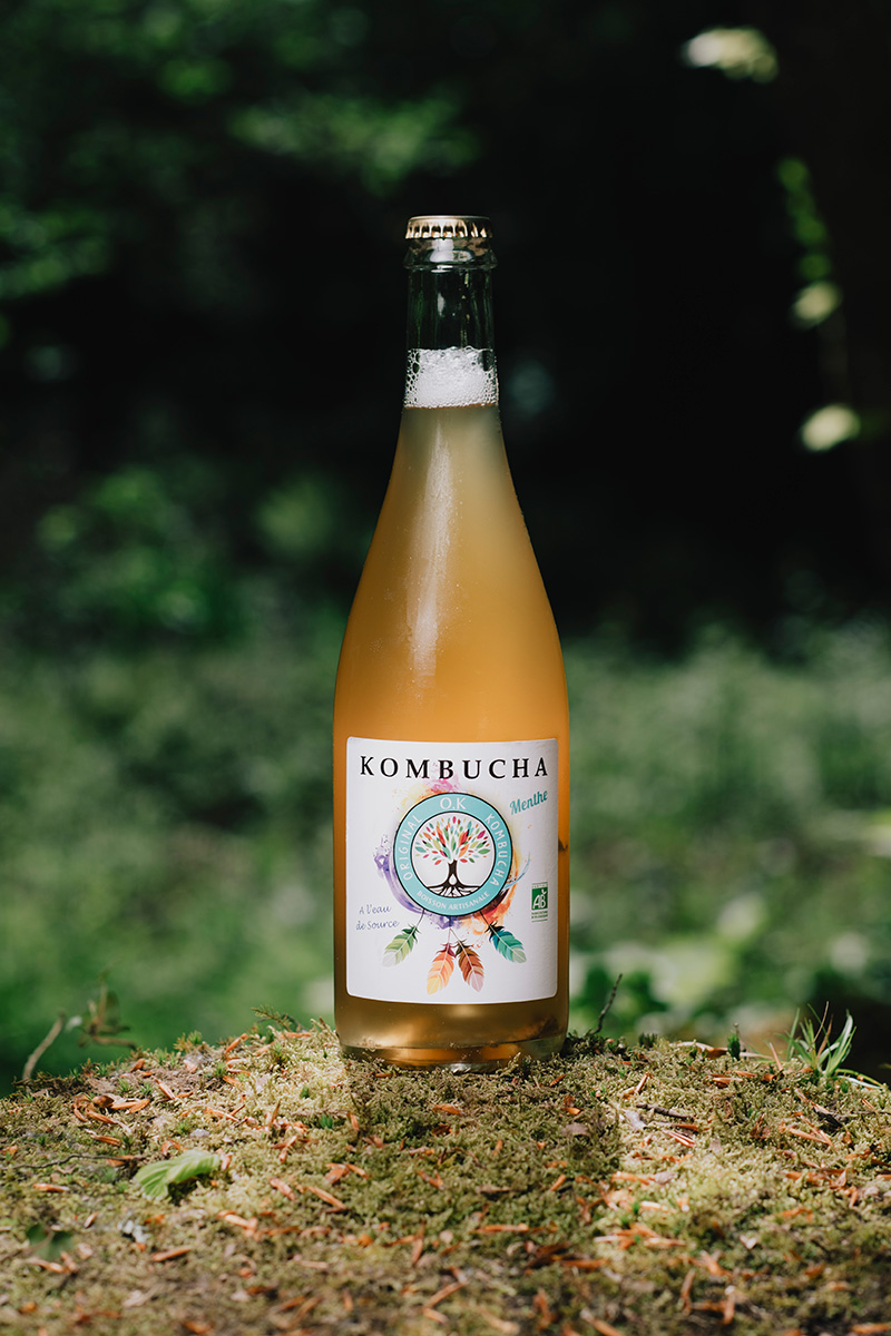 OK Kombucha menthe fraîche 75 cl