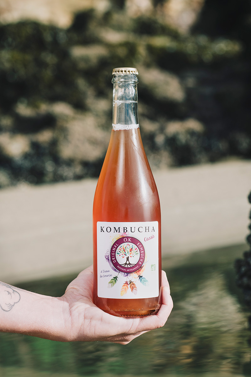 OK Kombucha cassis 75cl