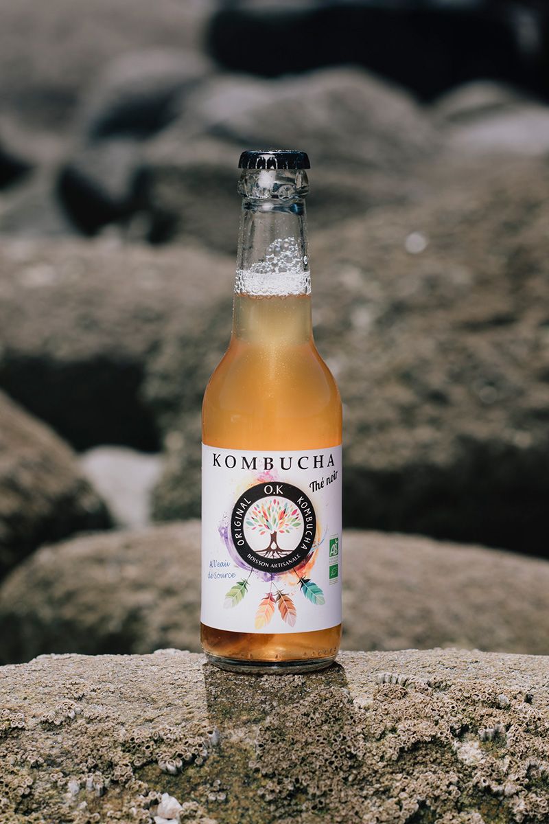OK Kombucha thé noir 25 cl