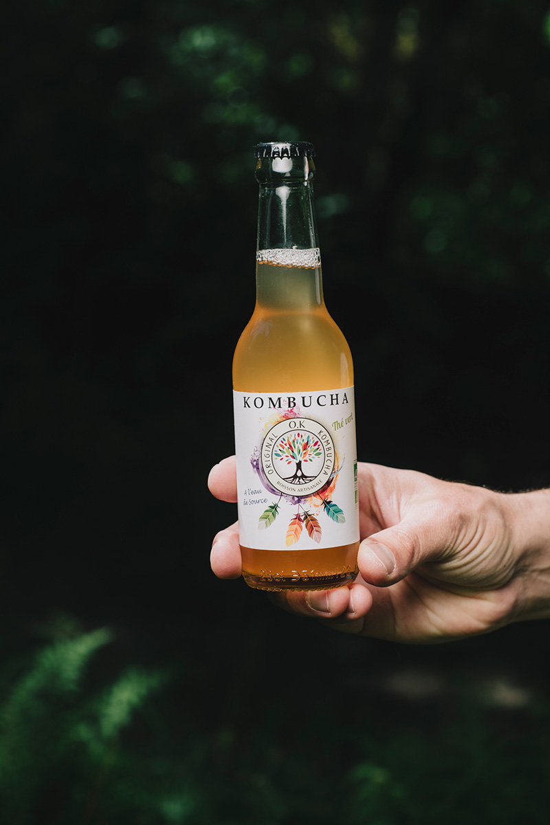 OK Kombucha thé vert 25 cl